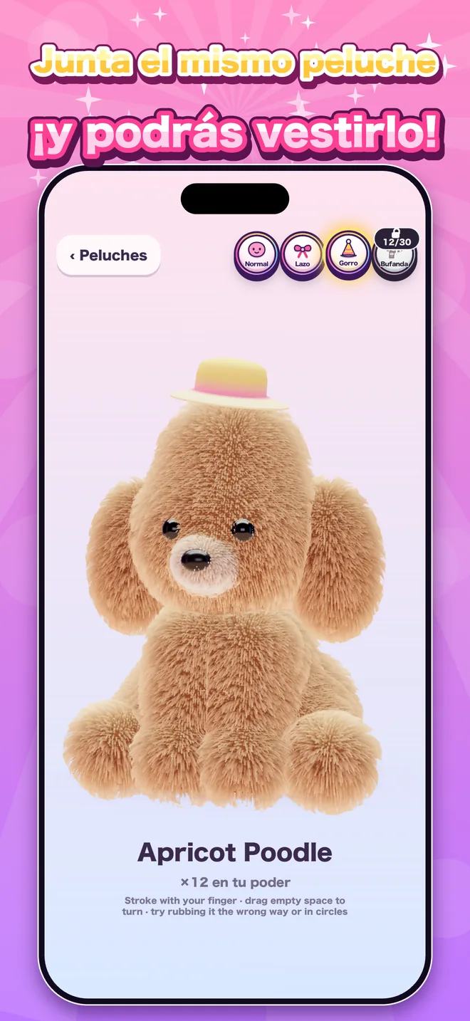 Junta el mismo peluche ¡y podrás vestirlo!